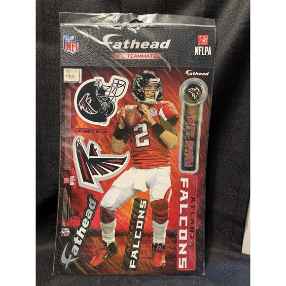 Matt Ryan plus 6 decals 7”x16” Fathead NFL Teammates  wall Decals Sealed 2013 - Picture 1 of 2